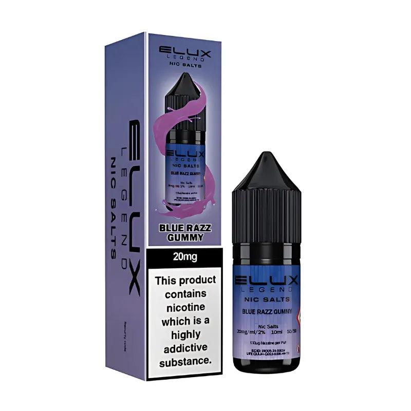 Elux Legend Blue Razz Gummy Nic salt E-Liquid