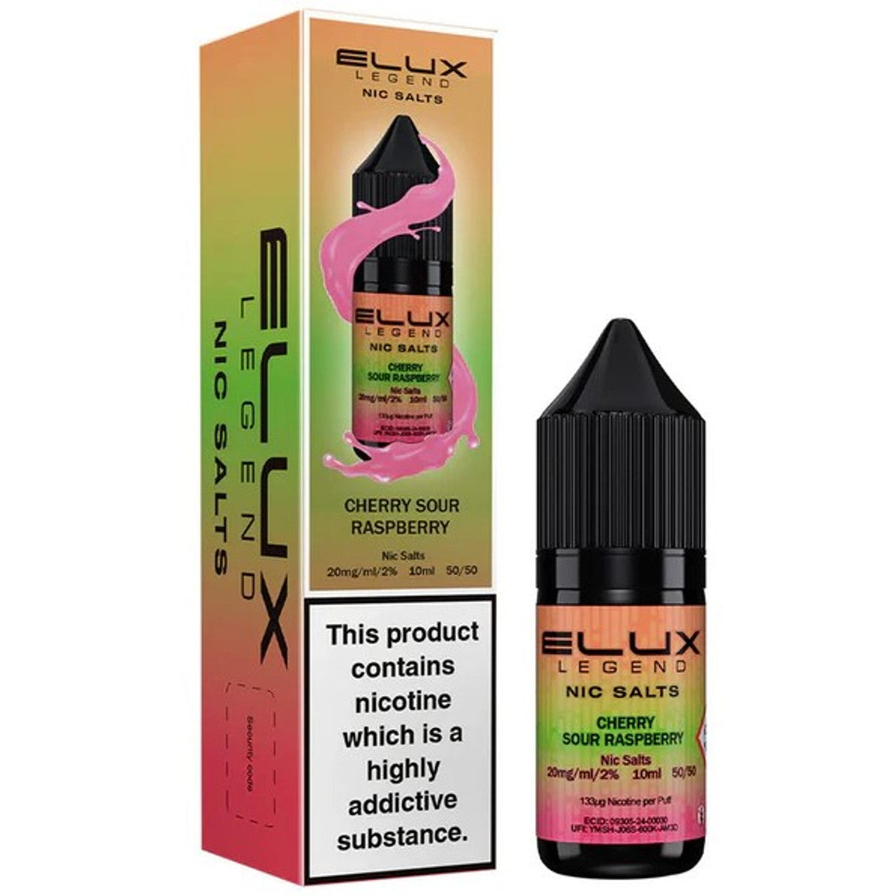 Elux Legend Cherry Sour Raspberry Nic salt E-Liquid