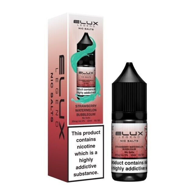 Elux Legend Strawberry Watermelon Bubblegum Nic salt E-Liquid