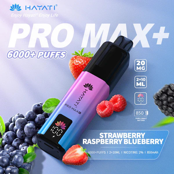 Hayati Pro Max Plus 6000 Puffs Disposable Vape