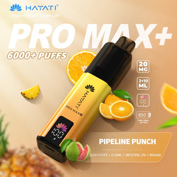 Hayati Pro Max Plus 6000 Puffs Disposable Vape
