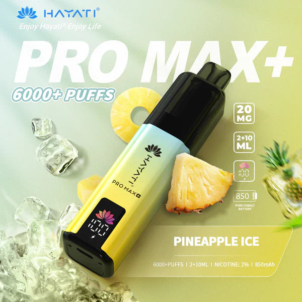 Hayati Pro Max Plus 6000 Puffs Disposable Vape