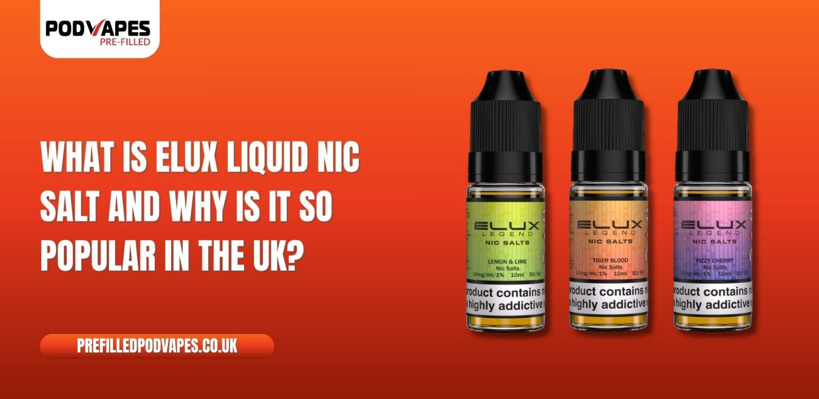 Elux Liquid Nic Salt