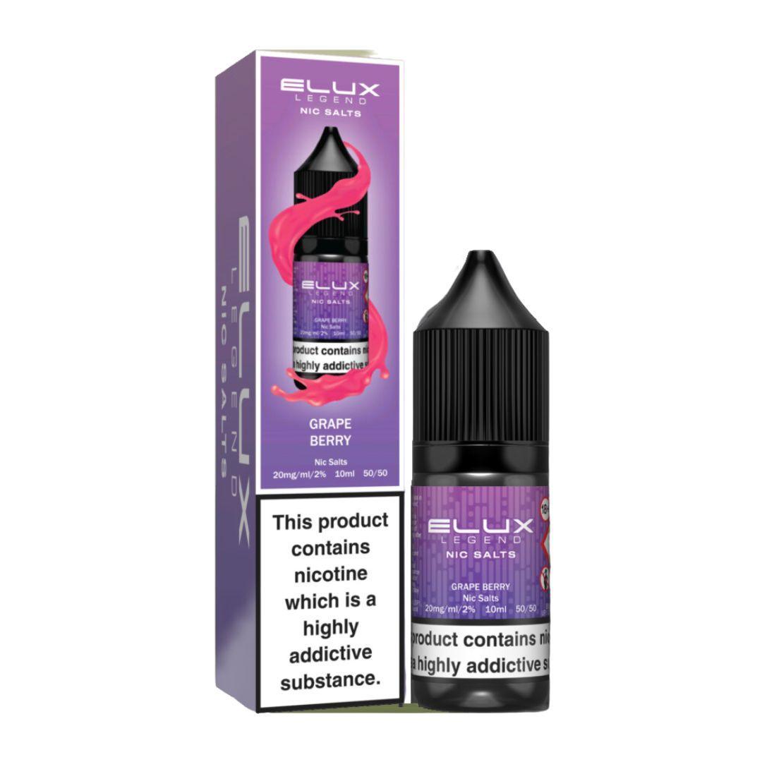 Elux Legend Grape Berry Nic salt E-Liquid  