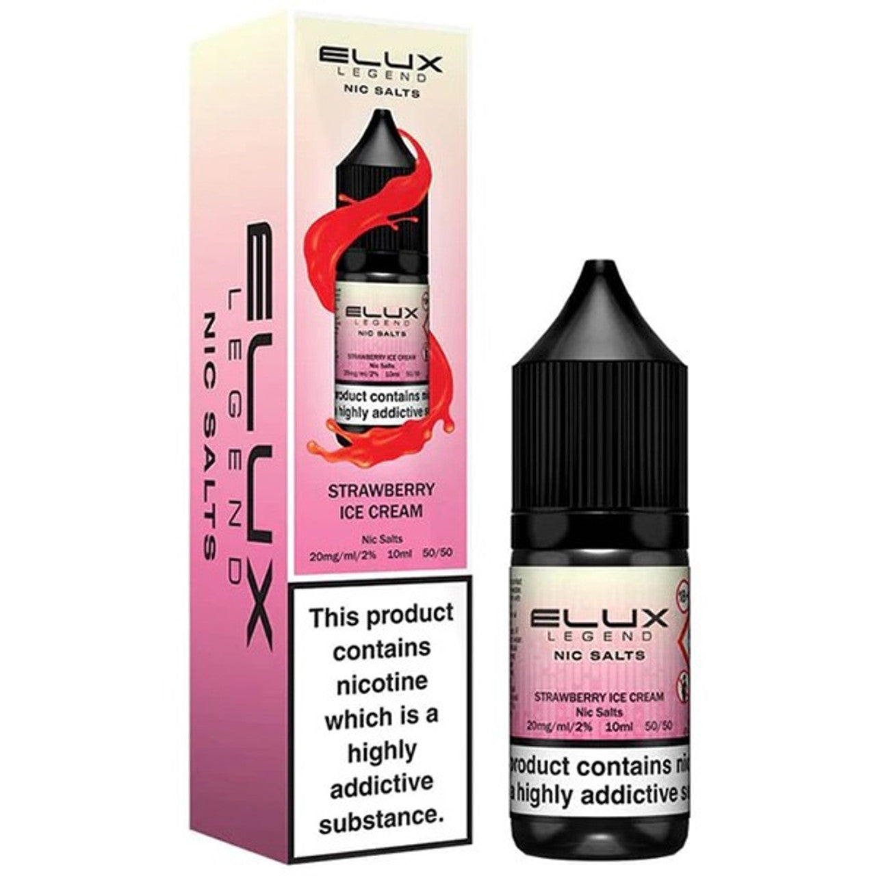 Elux Legend Strawberry Ice Cream Nic salt E-Liquid  