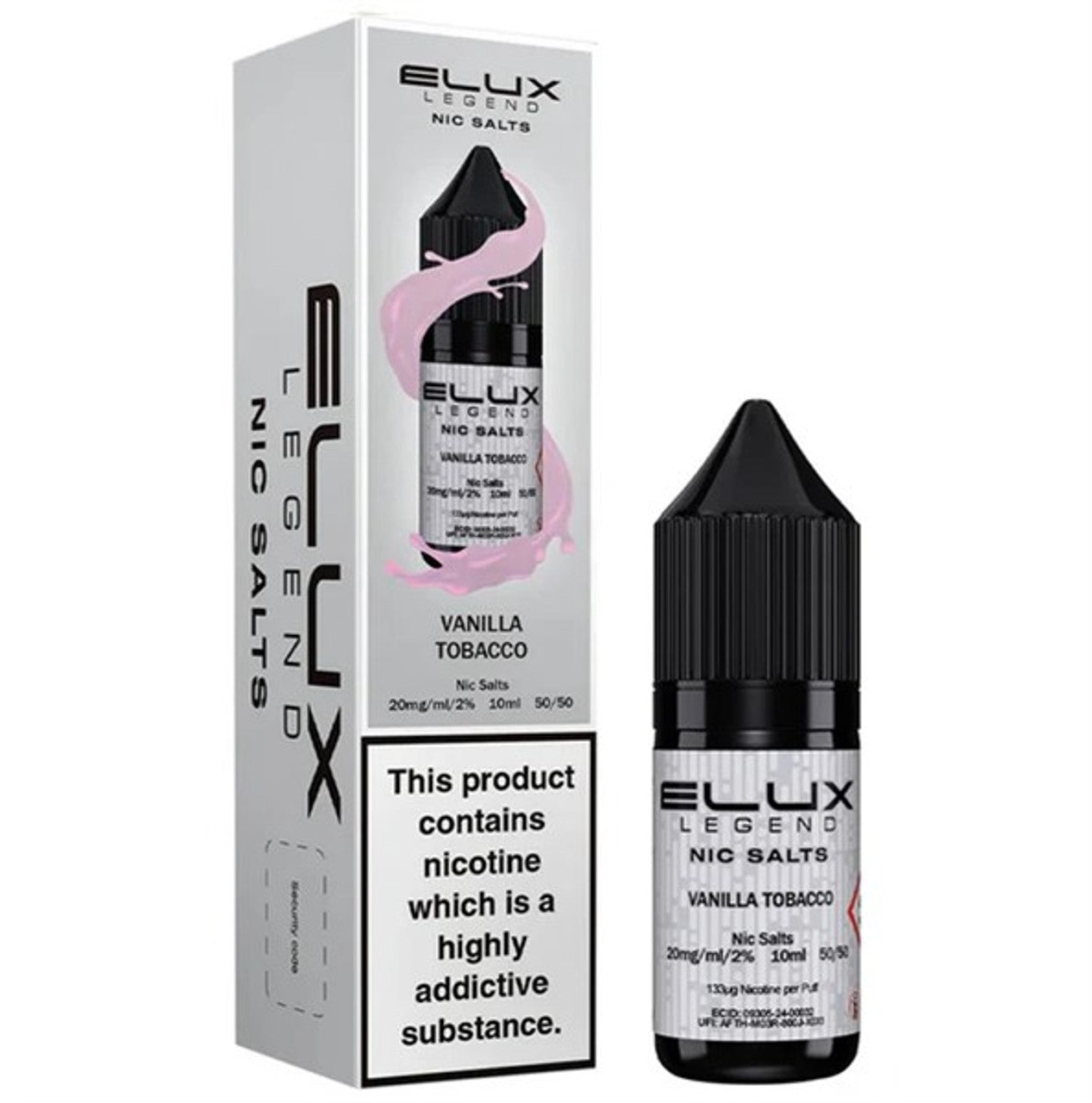 Elux Legend Vanilla Tobacco Nic salt E-Liquid  