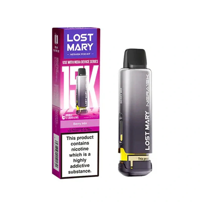 Lost Mary Nera 15000 Prefilled Pod Vape Kit | Prefilled Pod Vapes Lost Mary Nera 15000 Prefilled Pod Vape Kit | Prefilled Pod Vapes