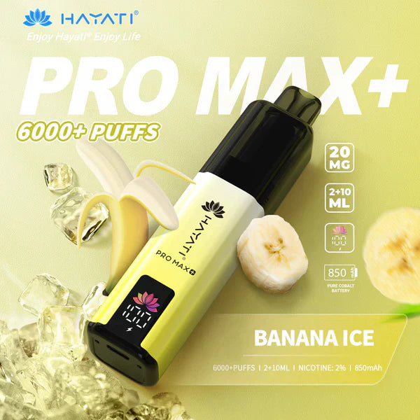 Hayati Pro Max 6000 - Banana Ice
